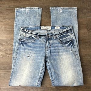 BKE Women’s Stella Bootcut Distressed Jeans, size 29 Long